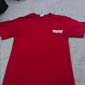 Krispy Kreme red shirt